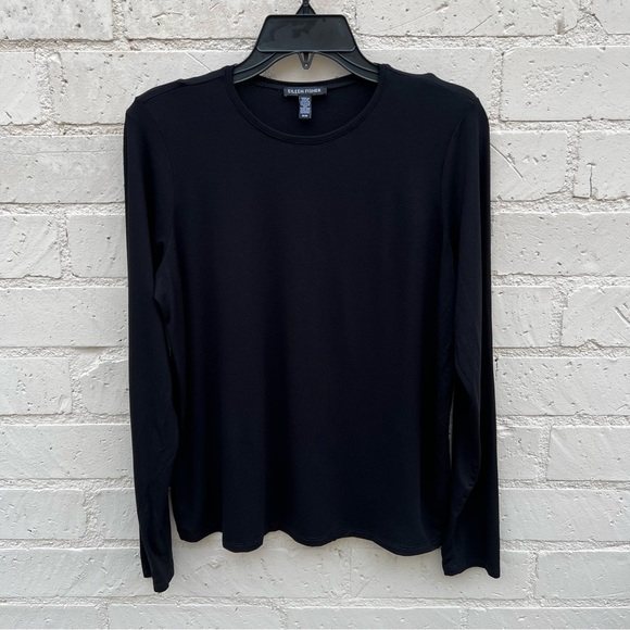 Eileen Fisher Long Sleeve Tee NWOT Women’s M - Picture 4 of 17